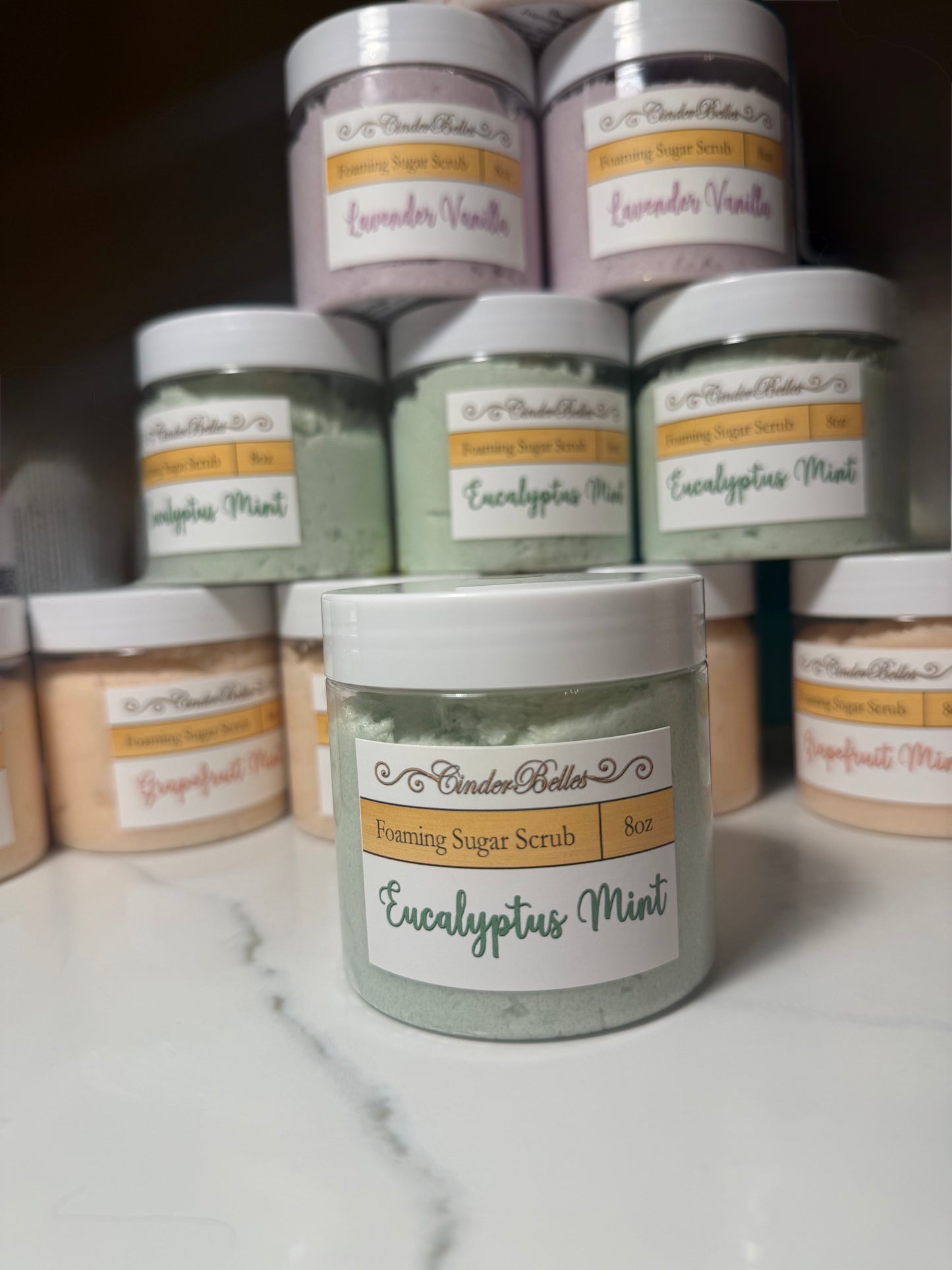Foaming Sugar Scrub by CinderBelles choose from 4 scents