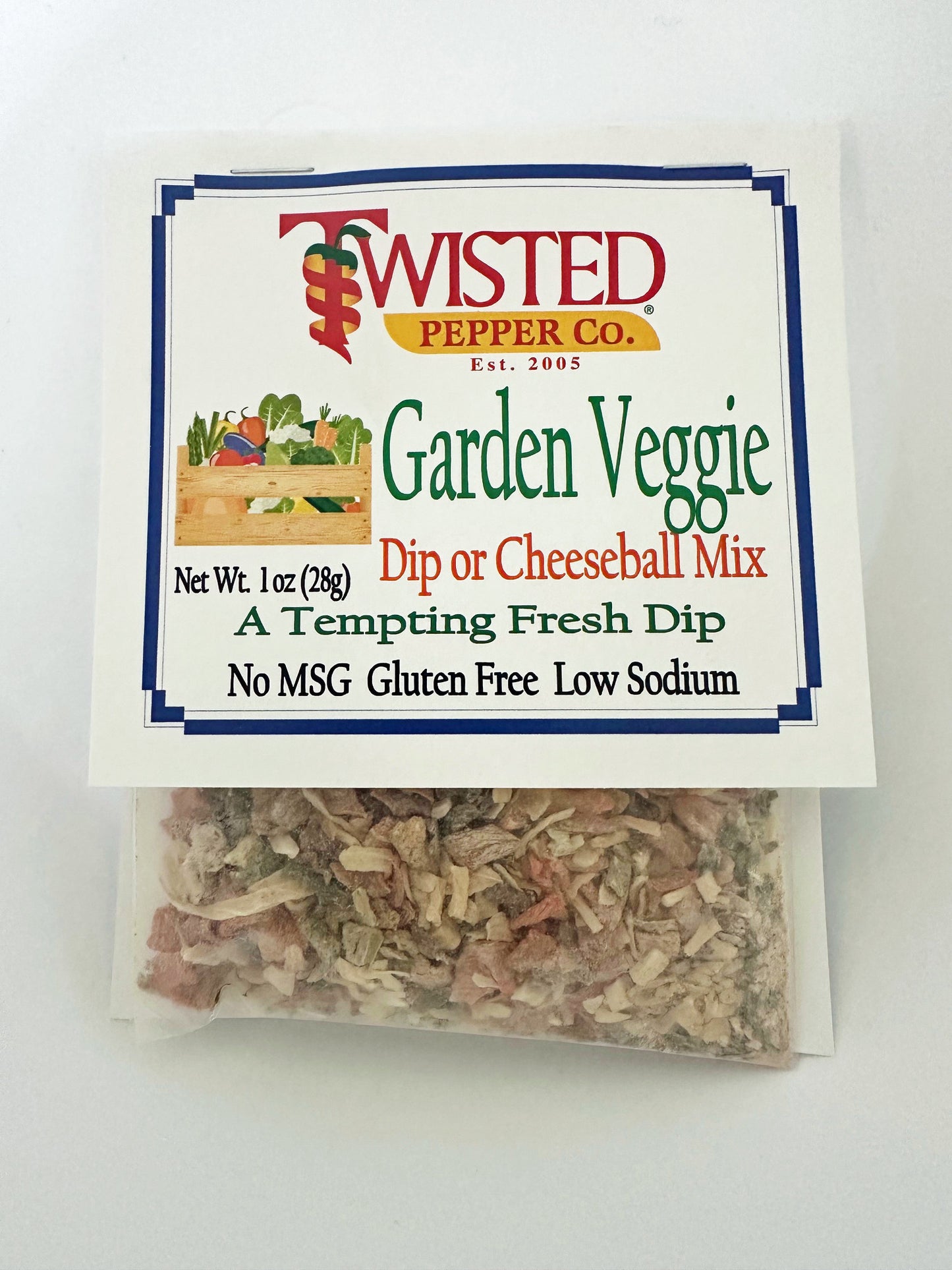 Twisted Pepper Dip Mix - Garden Veggie