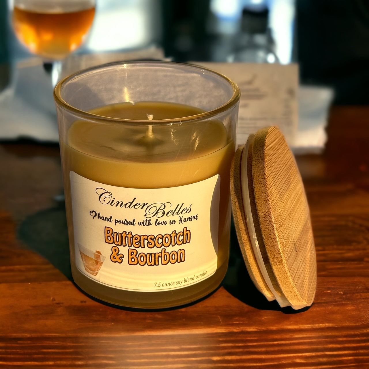 8 oz candle - Butterscotch and Bourbon