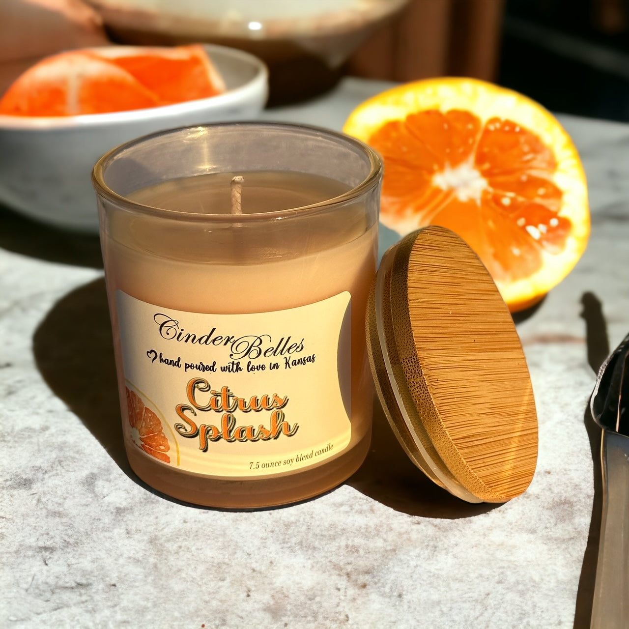 8 oz candle - Citrus Splash