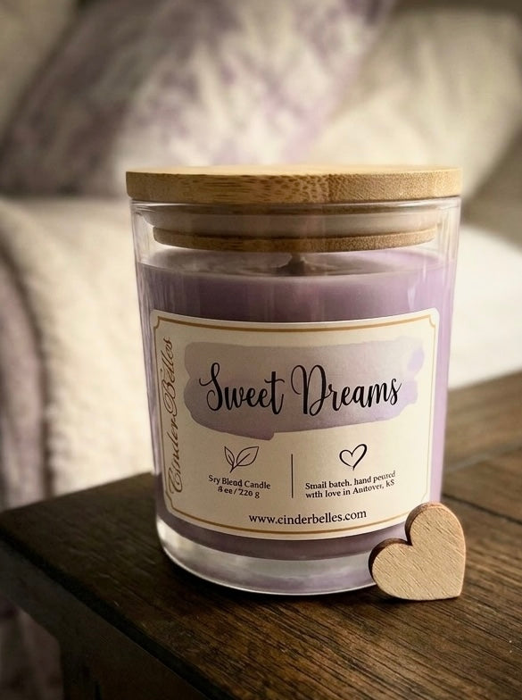 8 oz candle - Sweet Dreams