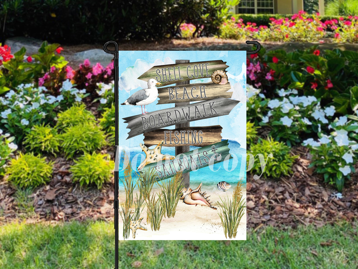 Garden Flag - Beach Themed