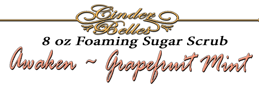 Foaming Sugar Scrub by CinderBelles choose from 4 scents