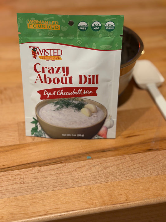 Twisted Pepper Dip Mix -Crazy about dill