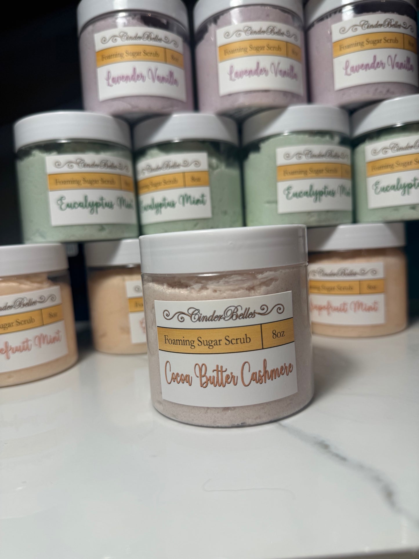 Foaming Sugar Scrub by CinderBelles choose from 4 scents