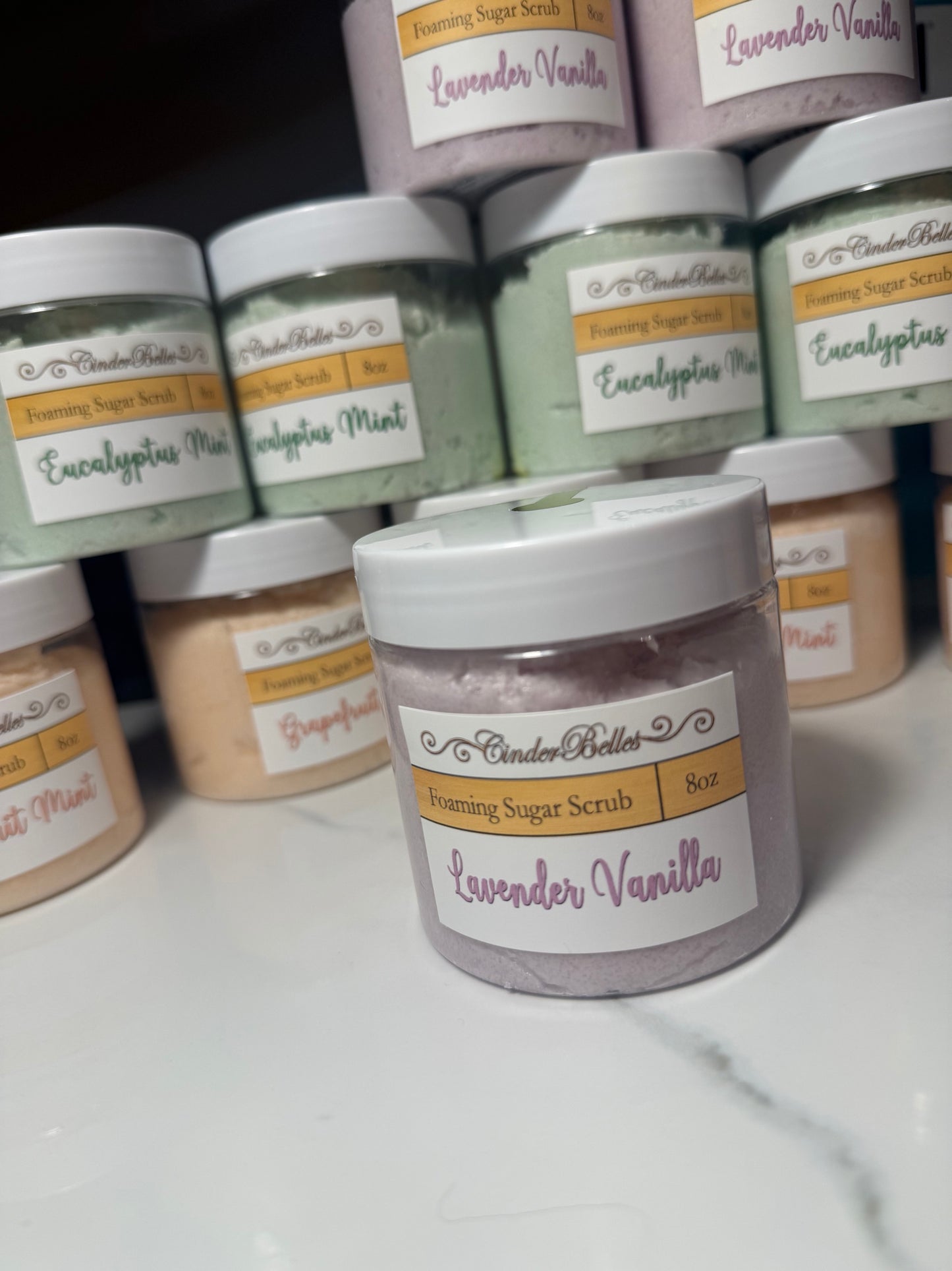 Foaming Sugar Scrub by CinderBelles choose from 4 scents