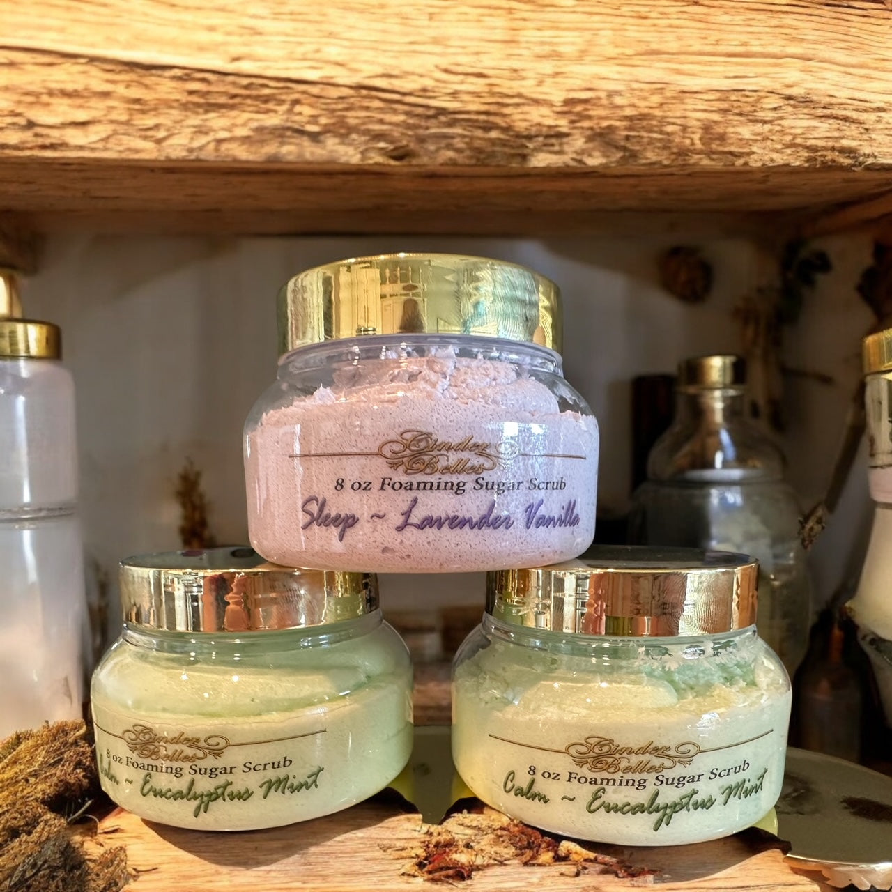 Foaming Sugar Scrub by CinderBelles choose from 4 scents