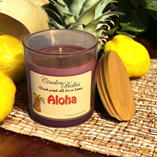 8 oz candle - Aloha