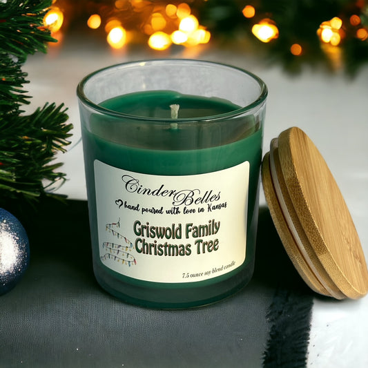 8 oz candle - Griswold Family Christmas Tree