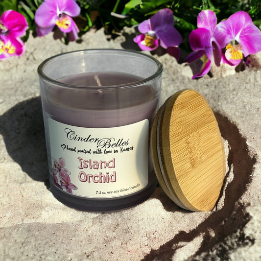 8 oz candle - Island Orchid