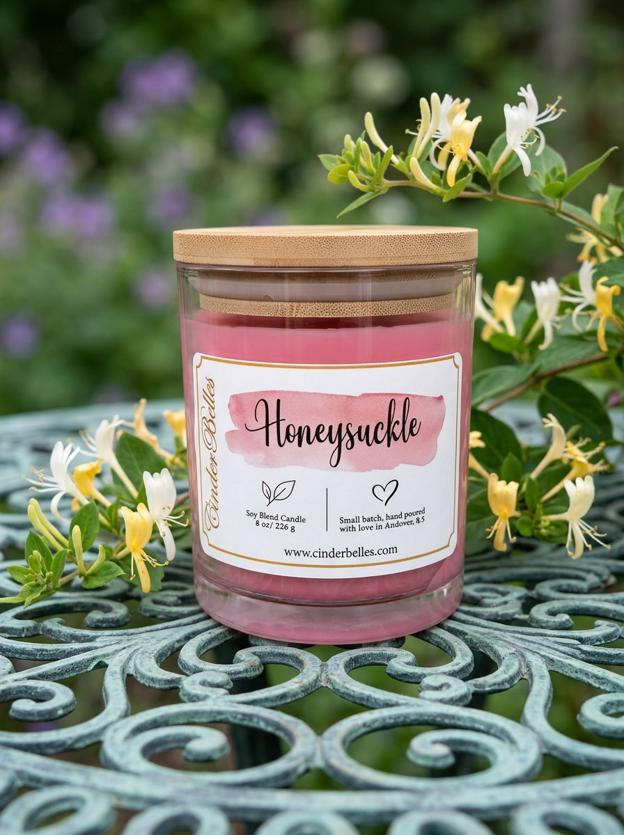 8 oz candle - Honeysuckle
