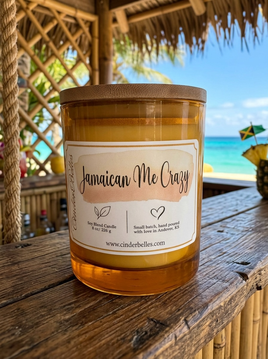 8 oz candle - Jamaican Me Crazy!