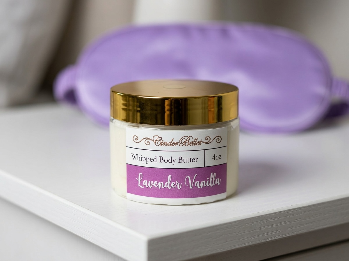 4 oz Whipped Body Butter by CinderBelles - Choose from 4 scents