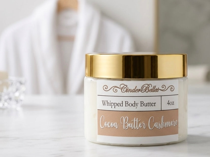 4 oz Whipped Body Butter by CinderBelles - Choose from 4 scents