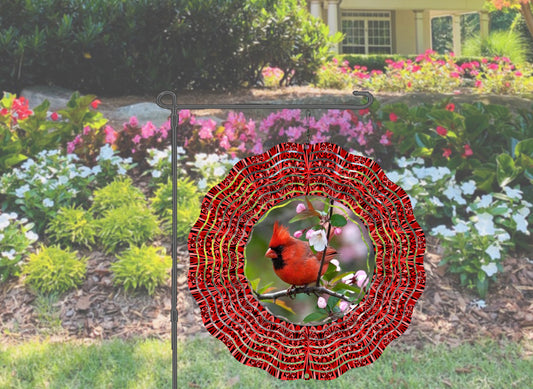 Wind Spinner Mandala Cardinal ~ Outdoor decoration ~ Memorial