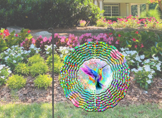 Wind Spinner Hummingbird ~ Outdoor decoration
