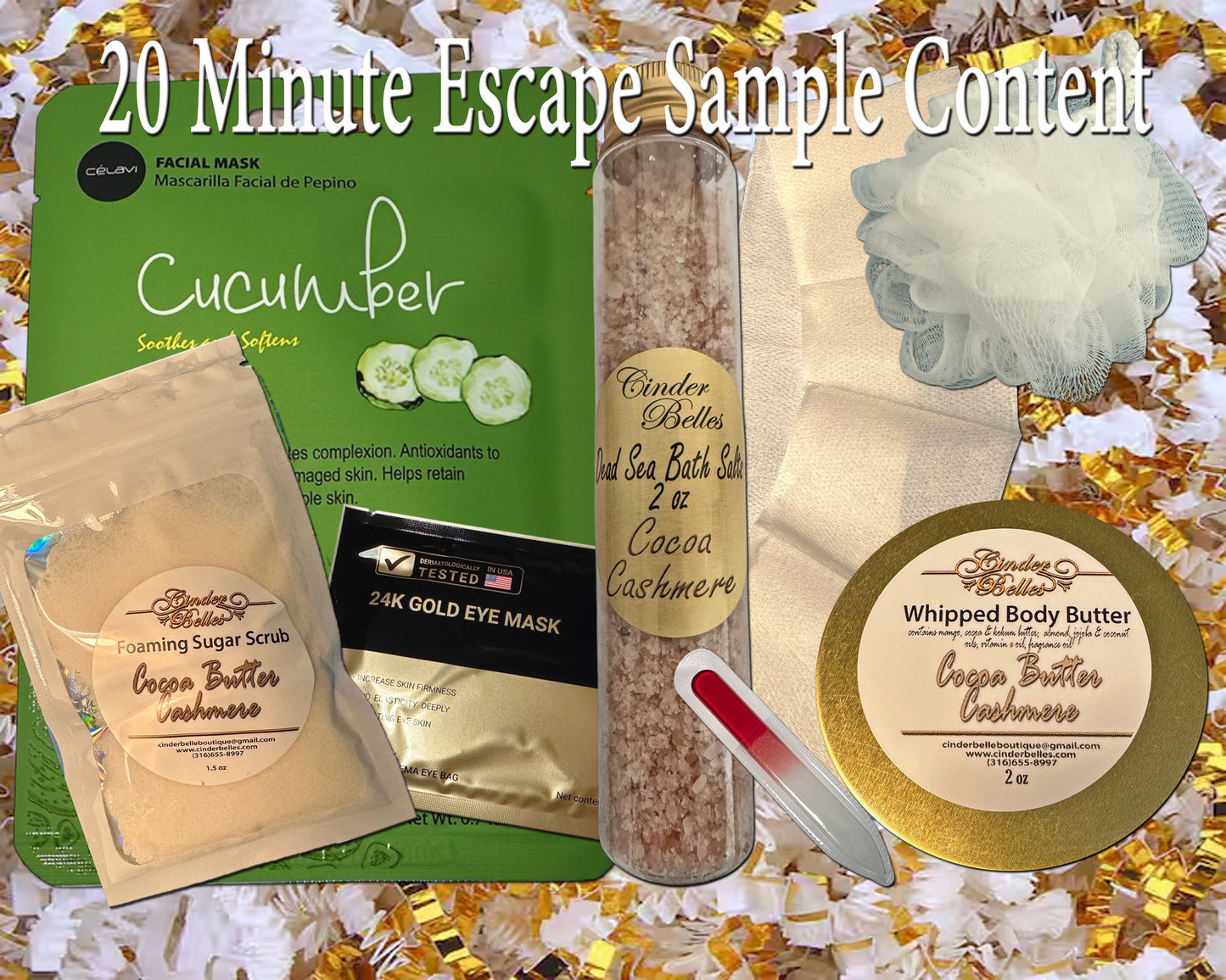 20 Minute Escape Mini Spa Kit - Choose from 4 scents