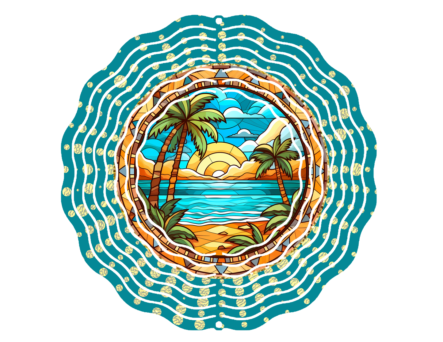 Wind Spinner -Island ~ Beach themed ~ Outdoor decoration